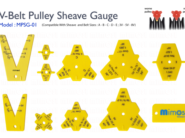 pulley sheave gauge